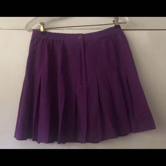 New Kaelin Pleated Tennis Pickleball Purple Skirt size 14 Summer - Picture 5 of 16